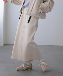 Jines | ポンチバッグフレアスカート(スカート)