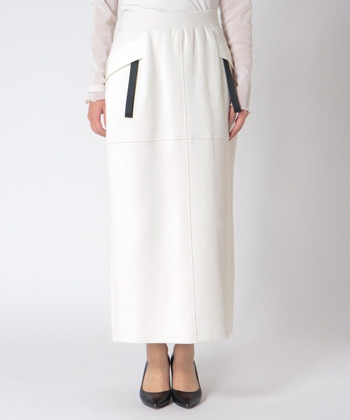 Jines（ジネス）の「ポンチバッグフレアスカート（スカート・レディース・ブラック/ホワイト・38）」の17枚目の写真