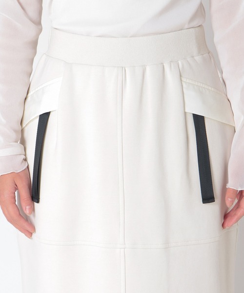 Jines（ジネス）の「ポンチバッグフレアスカート（スカート・レディース・ブラック/ホワイト・38）」の21枚目の写真