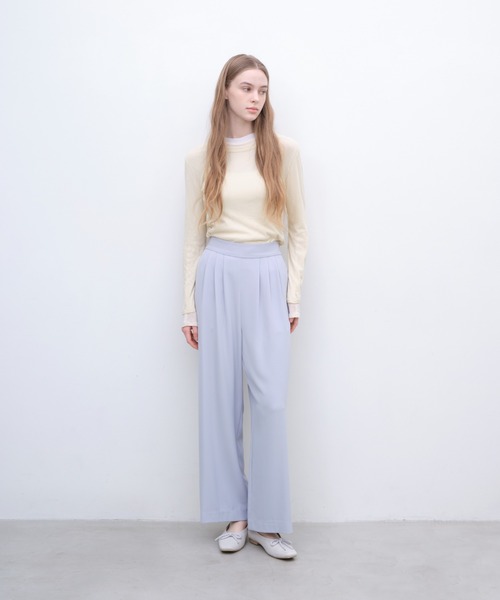 Launa lea(ラウナレア)の「【26春夏新作】ロープリボンスクエアトゥバレエシューズ(B7102A)(バレエシューズ・レディース・イエロー/ピンク/ブラック/ライトベージュ/グレー・22.5cm/23.0cm/23.5cm/24.0cm/24.5cm/22.0cm/25.0cm)」の21枚目の写真