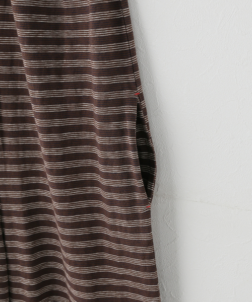 PROVOKE （プロヴォーク）の「【PROVOKE/プロヴォーク】 border combination（その他パンツ・レディース・ブラウン・FREE）」の4枚目の写真