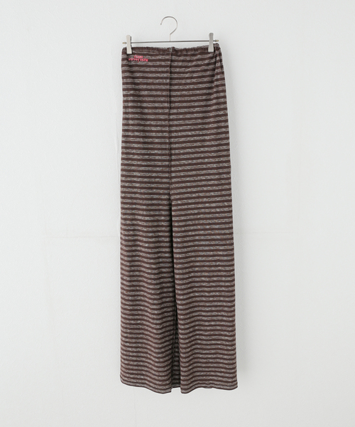 PROVOKE （プロヴォーク）の「【PROVOKE/プロヴォーク】 border combination（その他パンツ・レディース・ブラウン・FREE）」の7枚目の写真