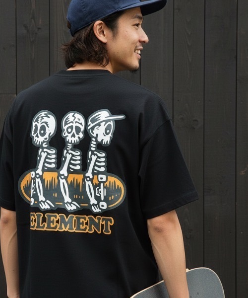 ELEMENT(エレメント)の「ELEMENT メンズ TIMBER 3 SS Tシャツ 【2026年春夏モデル】(Tシャツ/カットソー・メンズ・チャコールグレー/イエロー系その他/ブラック/ホワイト/グリーン系その他・X-LARGE/LARGE/MEDIUM)」の3枚目の写真