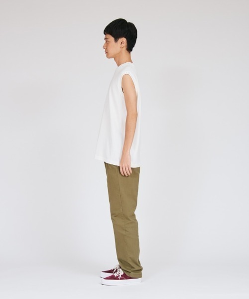 HANES（ヘインズ）の「Hanes/ヘインズ/1P Hanes T-SHIRTS SHIRO（Tシャツ/カットソー・メンズ・ホワイト・M/S/L/XL）」の4枚目の写真