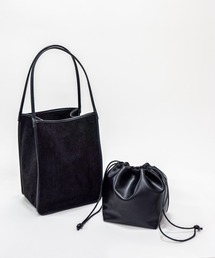 IOMMI（イオミ）の「【IOMMI/イオミ】スエード　縦型トートバッグ　A4　肩掛け　軽量（トートバッグ）」