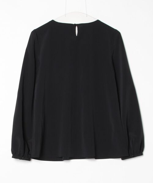 Perfect Suit FActory(パーフェクトスーツファクトリー)の「ギャザーレースブラウス オフホワイト/ブラック(Tシャツ/カットソー・レディース・オフホワイト・S/M)」の12枚目の写真