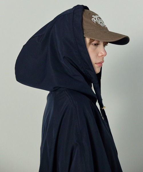 enhaut（アンオート）の「ウォッシュポリエステル マウンテンパーカー（マウンテンパーカー・レディース・ネイビー/アイボリー/ブラック・FREE）」の8枚目の写真