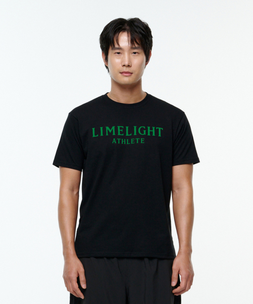 LIMELIGHT APPAREL(ライムライトアパレル)の「エスリットTシャツ(ブラック/グリーン)(Tシャツ/カットソー・メンズ・その他・LARGE/MEDIUM/SMALL/X-LARGE)」の1枚目の写真