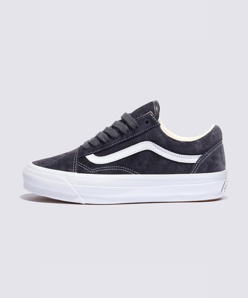 VANS(バンズ)の「VANS PREMIUM オールドスクール ピッグスエード / LX Old Skool PIG SUEDE NINE IR VN000D56BYD1(スニーカー・メンズ・ダークグレー・4)」の1枚目の写真