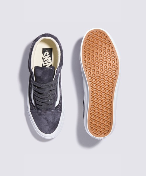 VANS(バンズ)の「VANS PREMIUM オールドスクール ピッグスエード / LX Old Skool PIG SUEDE NINE IR VN000D56BYD1(スニーカー・メンズ・ダークグレー・4)」の3枚目の写真