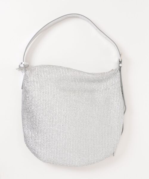 Scrap Book（スクラップブック）の「【MARCO MASI】雑材ラウンドトート（トートバッグ・レディース・シルバー・FREE）」の2枚目の写真