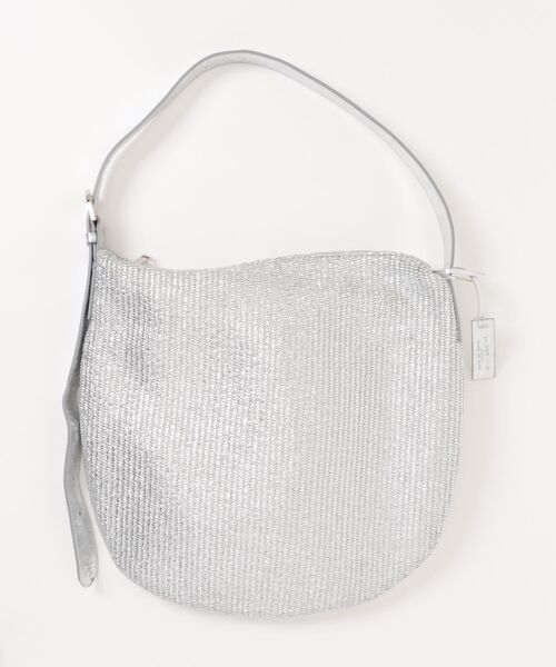 Scrap Book（スクラップブック）の「【MARCO MASI】雑材ラウンドトート（トートバッグ・レディース・シルバー・FREE）」の8枚目の写真
