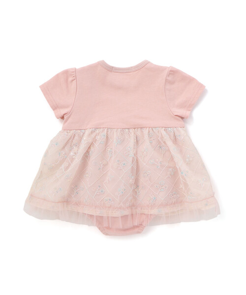 SLAP SLIP BABY（スラップスリップベビー）の「【お揃い】ビスチェ風ドッキング花チュールカバーオールベビー(70~80cm)（ロンパース・キッズ・ブルー系その他/ピンク系その他・70cm/80ｃｍ）」の8枚目の写真