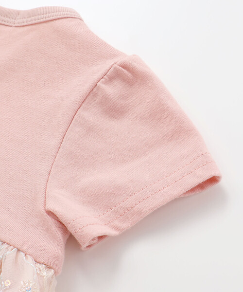 SLAP SLIP BABY（スラップスリップベビー）の「【お揃い】ビスチェ風ドッキング花チュールカバーオールベビー(70~80cm)（ロンパース・キッズ・ブルー系その他/ピンク系その他・70cm/80ｃｍ）」の13枚目の写真