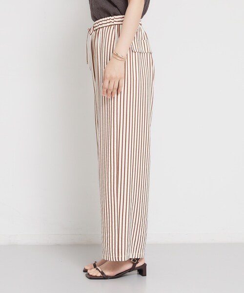 THE SHOP TK （ザ ショップ ティーケー ）の「ドビーストライプイージーパンツ（その他パンツ・レディース・ダークブラウン系2/ブラック系2・13/12）」の14枚目の写真