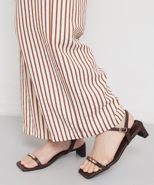 THE SHOP TK （ザ ショップ ティーケー ）の「ドビーストライプイージーパンツ（その他パンツ・レディース・ダークブラウン系2/ブラック系2・13/12）」の19枚目の写真