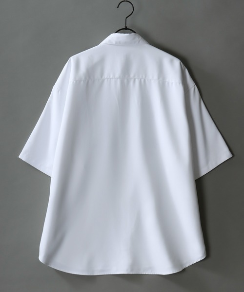SITRY（シトリー）の「Flower Embroidery Shirt/花刺繍 ビッグシルエット 半袖シャツ（シャツ/ブラウス・メンズ・ホワイト/ホワイト系その他/ブラック/ブラック系その他・LL/M/L）」の5枚目の写真