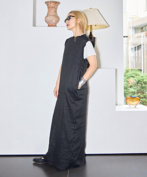 CITYSHOP（シティーショップ）の「TANK LEANN DRESS：ワンピース（ワンピース・レディース・ピンク/ブラック・36/38）」の3枚目の写真