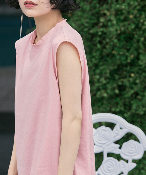CITYSHOP（シティーショップ）の「TANK LEANN DRESS：ワンピース（ワンピース・レディース・ピンク/ブラック・36/38）」の7枚目の写真