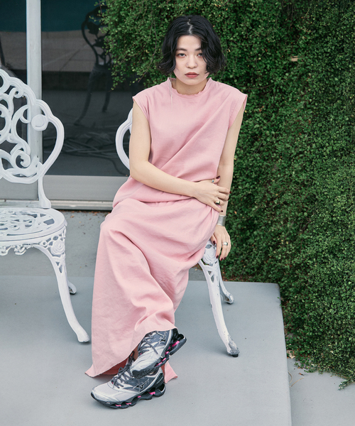 CITYSHOP（シティーショップ）の「TANK LEANN DRESS：ワンピース（ワンピース・レディース・ピンク/ブラック・36/38）」の8枚目の写真