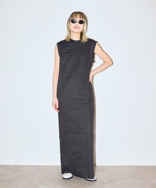 CITYSHOP（シティーショップ）の「TANK LEANN DRESS：ワンピース（ワンピース・レディース・ピンク/ブラック・36/38）」の9枚目の写真