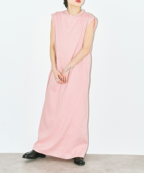 CITYSHOP（シティーショップ）の「TANK LEANN DRESS：ワンピース（ワンピース・レディース・ピンク/ブラック・36/38）」の10枚目の写真
