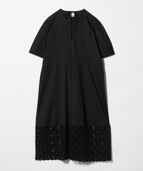 UNITED ARROWS(ユナイテッドアローズ)の「ラッセルレース コンビ ワンピース ‐ウォッシャブル‐(ワンピース・レディース・ホワイト/ブラック・36/38)」の9枚目の写真