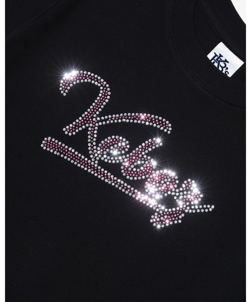 KEBOZ（ケボズ）の「W ICON RHINESTONE S/S TEE（Tシャツ/カットソー・レディース・ホワイト/オリーブ/ブラック・ONE SIZE）」の11枚目の写真