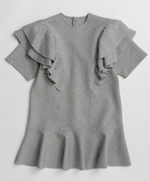 セール価格！大人気商品【MAISON SPECIAL】ミニワンピース　S　グレー セール】MAISON SPECIAL｜メゾン スペシャルのワンピース/ドレス
