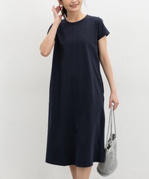 【UVカット】こだわり綿Tシャツワンピ