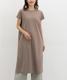 【UVカット】こだわり綿Tシャツワンピ