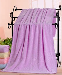 SHEPP（シープ）の「【くまさんデザイン】パステルシャーベットカラー バスタオル（タオル）」