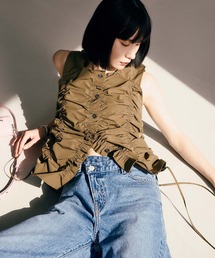 ADAM ET ROPE'（アダムエロペ）の「【WEB限定】シャーリングジレ（ベスト）」