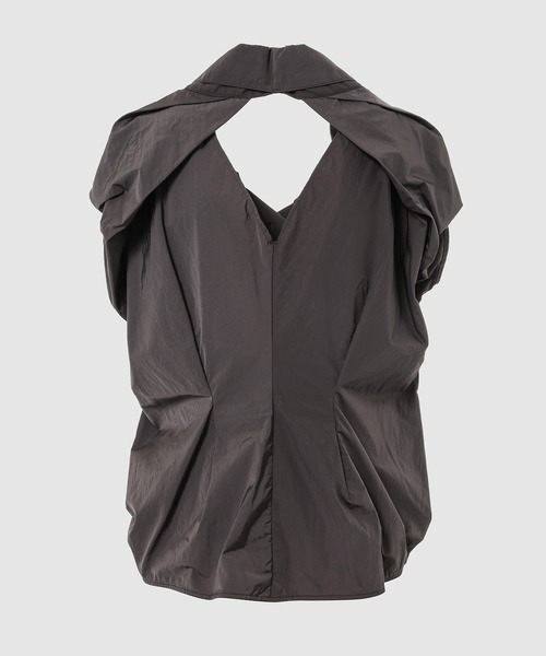YOHEI OHNO（ヨウヘイオオノ）の「"Observer" Nylon Sleeveless Jacket（その他アウター・レディース・グレー/イエロー・36）」の3枚目の写真