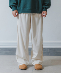 BAKKEN（バッケン）の「パイピングカラー マッチ コーデュロイパンツ BK8932_クリーム（スウェットパンツ）」