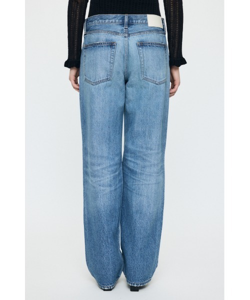 MOUSSY(マウジー)の「MIDRISE DAMAGED SLIM STRAIGHT(デニムパンツ・レディース・ブルー・0/1/2)」の10枚目の写真