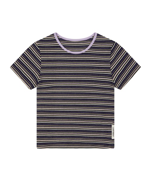 LARTIGENT(ラーティゼン)の「L23 STRIPE SLIM T-SHIRT(VIOLET)(Tシャツ/カットソー・レディース・その他・FREE)」の2枚目の写真