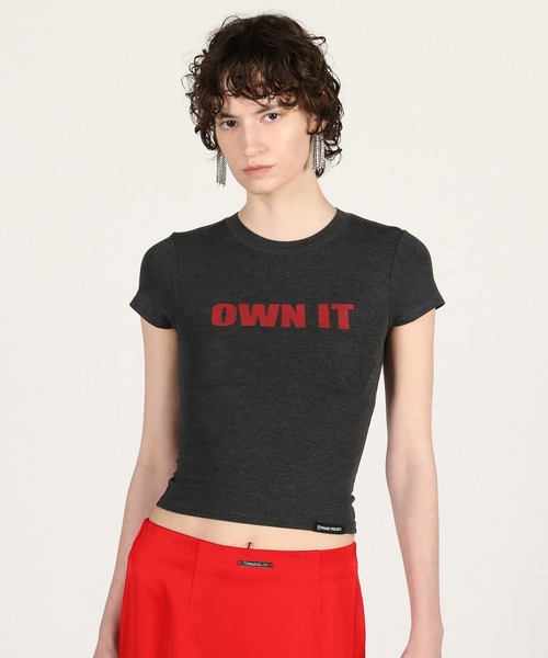 PRANK PROJECT(プランクプロジェクト)の「【2026Summer Pre-Order】OWN IT Tシャツ / OWN IT T-Shirt(Tシャツ/カットソー・レディース・ホワイト/グレー/ブラック・FREE)」の8枚目の写真