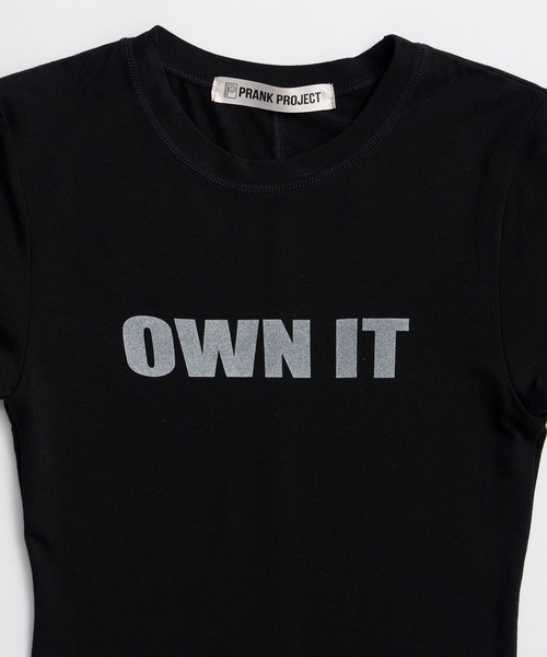 PRANK PROJECT(プランクプロジェクト)の「【2026Summer Pre-Order】OWN IT Tシャツ / OWN IT T-Shirt(Tシャツ/カットソー・レディース・ホワイト/グレー/ブラック・FREE)」の22枚目の写真