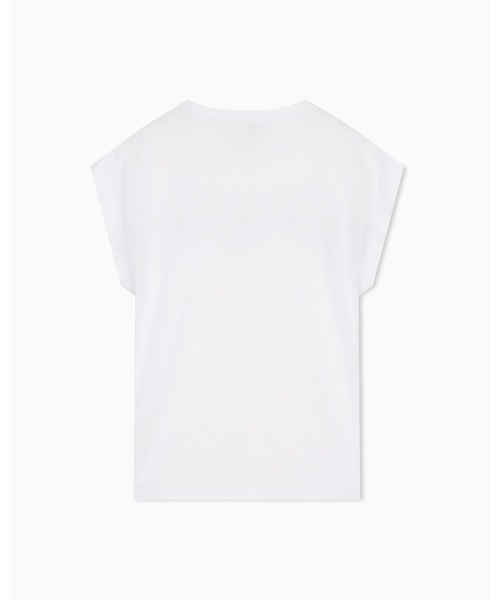 EMPORIO ARMANI EA7(エンポリオアルマーニイーエーセブン)の「<オンライン限定>【エンポリオ アルマーニ EA7】Logo Series Tシャツ コットンジャージー(Tシャツ/カットソー・レディース・ホワイト・LARGE/MEDIUM/SMALL)」の3枚目の写真