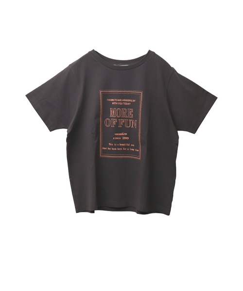 libelle more(リベル モア)の「USAコットンプリント刺繍Tシャツ【接触冷感】(Tシャツ/カットソー・レディース・チャコールグレー/オフホワイト/ブラック/ブラウン・M/L)」の13枚目の写真