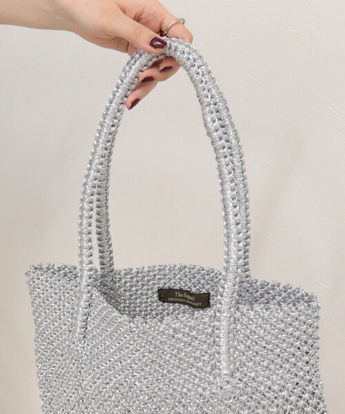 fredy emue(フレディエミュ)の「【BAGMATI/バグマティ】ラメコードメッシュトートバッグ(トートバッグ・レディース・シルバー/ゴールド・FREE)」の13枚目の写真