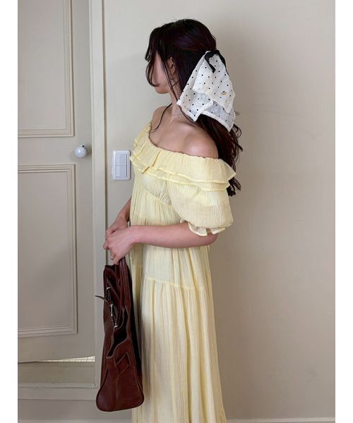 LILY BROWN(リリーブラウン)の「コットンレースバレッタ(その他ヘアアクセサリー・レディース・イエロー/ドット/ホワイト/ピンク・F)」の17枚目の写真