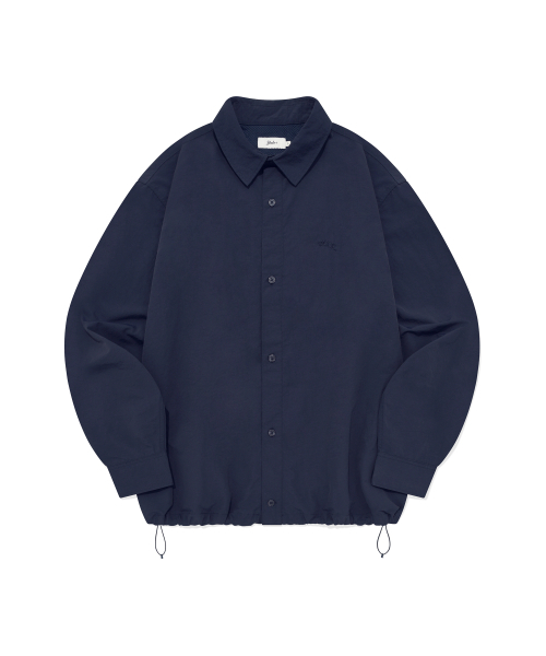 YALE(イェール)の「ナイロンスポーティコーチシャツネイビー(シャツ/ブラウス・レディース・その他・LARGE/MEDIUM/SMALL/X-LARGE/X-SMALL/XX-LARGE)」の2枚目の写真