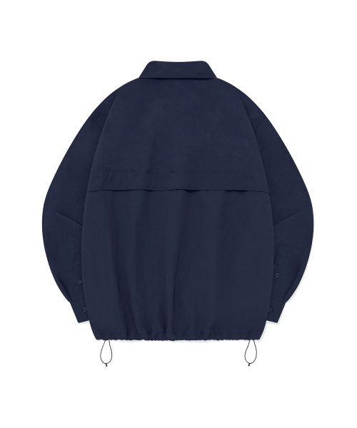 YALE(イェール)の「ナイロンスポーティコーチシャツネイビー(シャツ/ブラウス・レディース・その他・LARGE/MEDIUM/SMALL/X-LARGE/X-SMALL/XX-LARGE)」の3枚目の写真