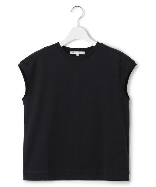 23区(ニジュウサンク)の「シルキータッチ フレンチスリーブ Tシャツ(Tシャツ/カットソー・レディース・グレー系/ベージュ系/ホワイト系/パイングリーン系/ピンク系/カーキ系/ダルブルー系/ブラック系/ネイビー系・38)」の2枚目の写真