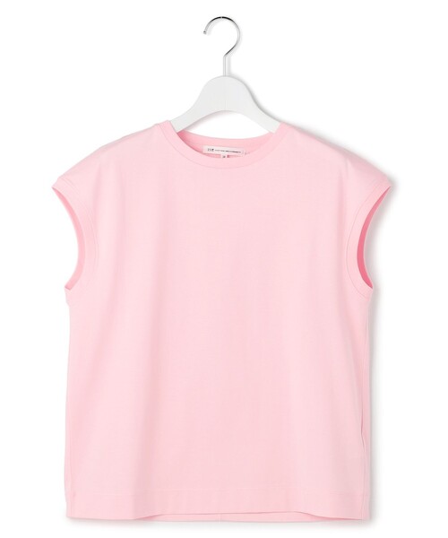23区(ニジュウサンク)の「シルキータッチ フレンチスリーブ Tシャツ(Tシャツ/カットソー・レディース・グレー系/ベージュ系/ホワイト系/パイングリーン系/ピンク系/カーキ系/ダルブルー系/ブラック系/ネイビー系・38)」の9枚目の写真