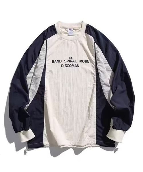 Ritzy(リッツィー)の「配色切り替え オーバーサイズプルオーバー(Tシャツ/カットソー・メンズ・ブルー・M)」の5枚目の写真