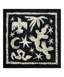 SSERPE（セルぺ）の「セレーペリゾートスカーフブラック（バンダナ/スカーフ）」