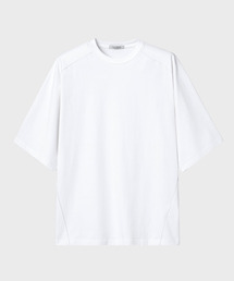 ラグランハーフスリーブTシャツ_WHITE
